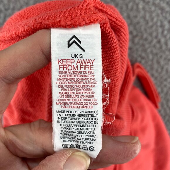 Oner Active Shorts Womens UK Small All Day Lightweight Sweet Red Pockets Terry - Picture 7 of 13